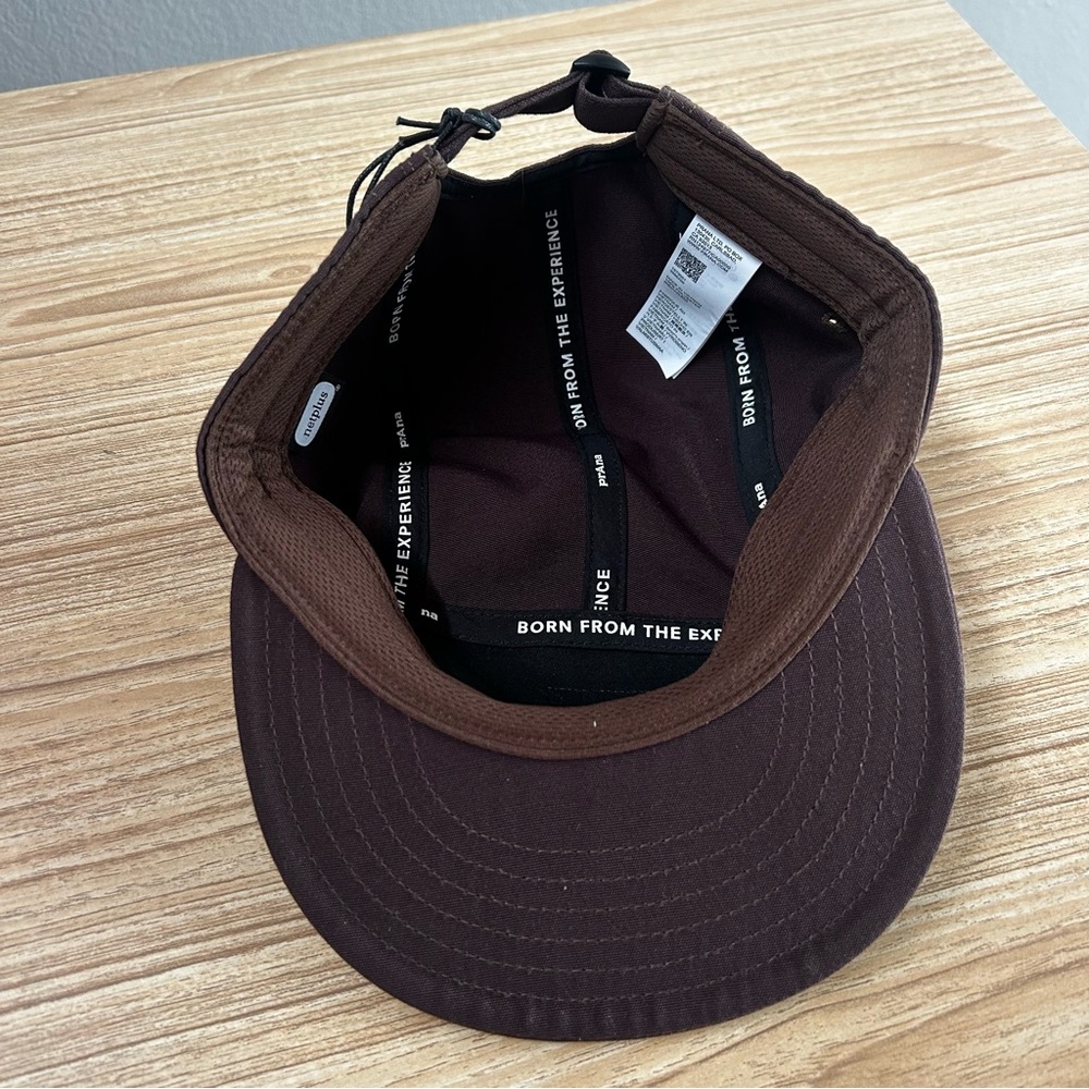 NWT Prana Foothills flat brim 5 panel hat in mocha | one size unisex - Picture 6 of 9